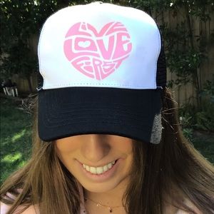 NWT Live Love First-Snap Back Trucker Hat